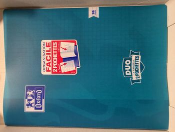 Cahier duo pochettes Oxford 24X32cm
