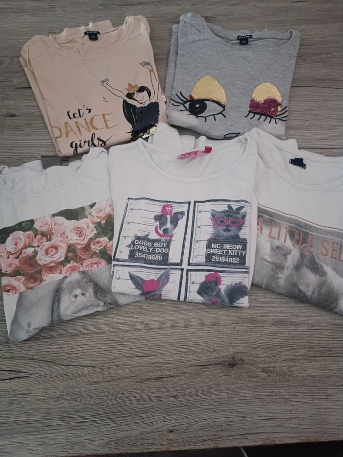 Lot maillot longue manche