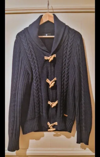 Gilet veste tressée Izac