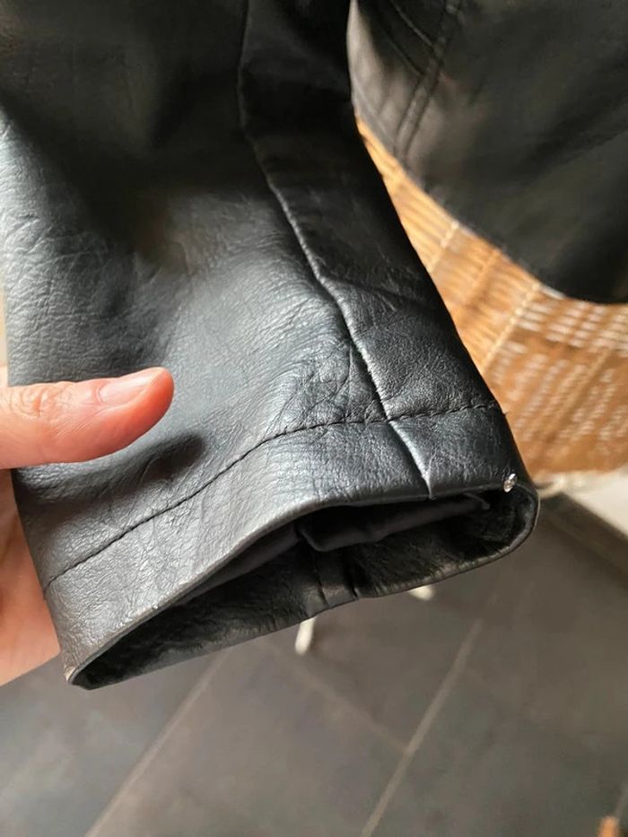 Perfecto noir en simili cuir Primark taille 32 - photo numéro 8