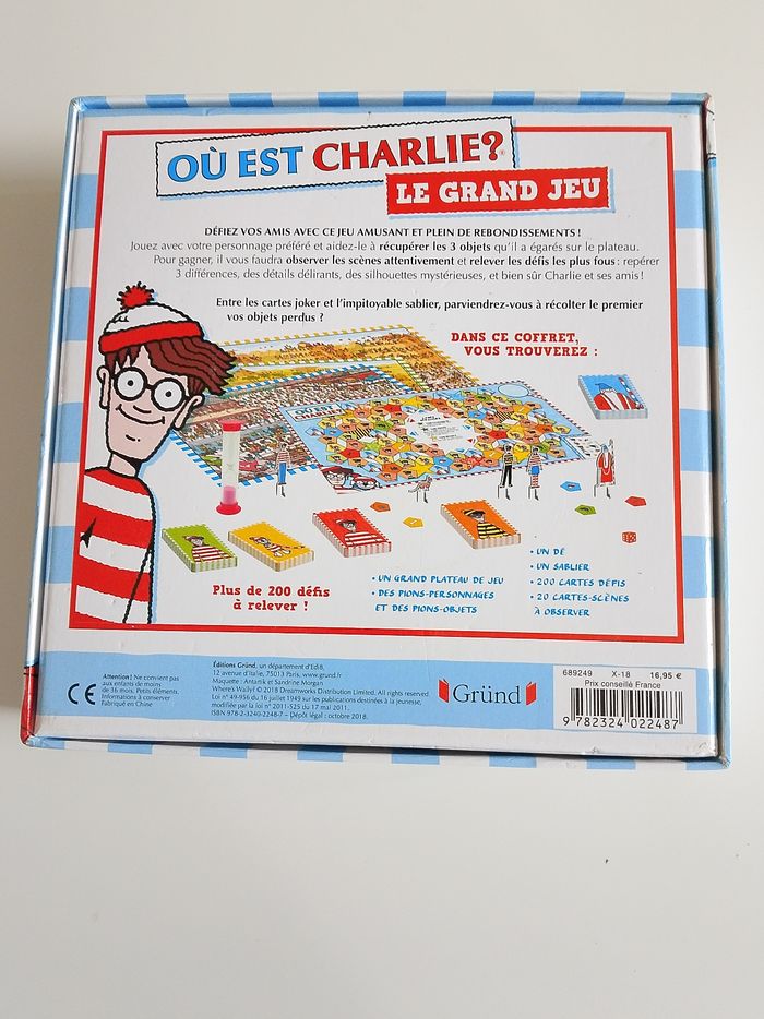 Ou est charlie? Le grand jeu grund complet - photo numéro 2