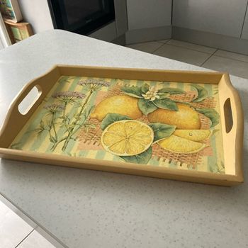 Plateau 40 x30 x5 cm en bois