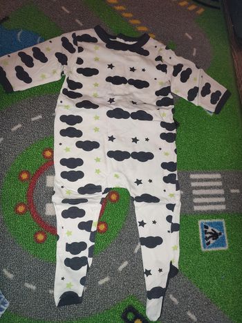 pyjama blanc nuage bébé