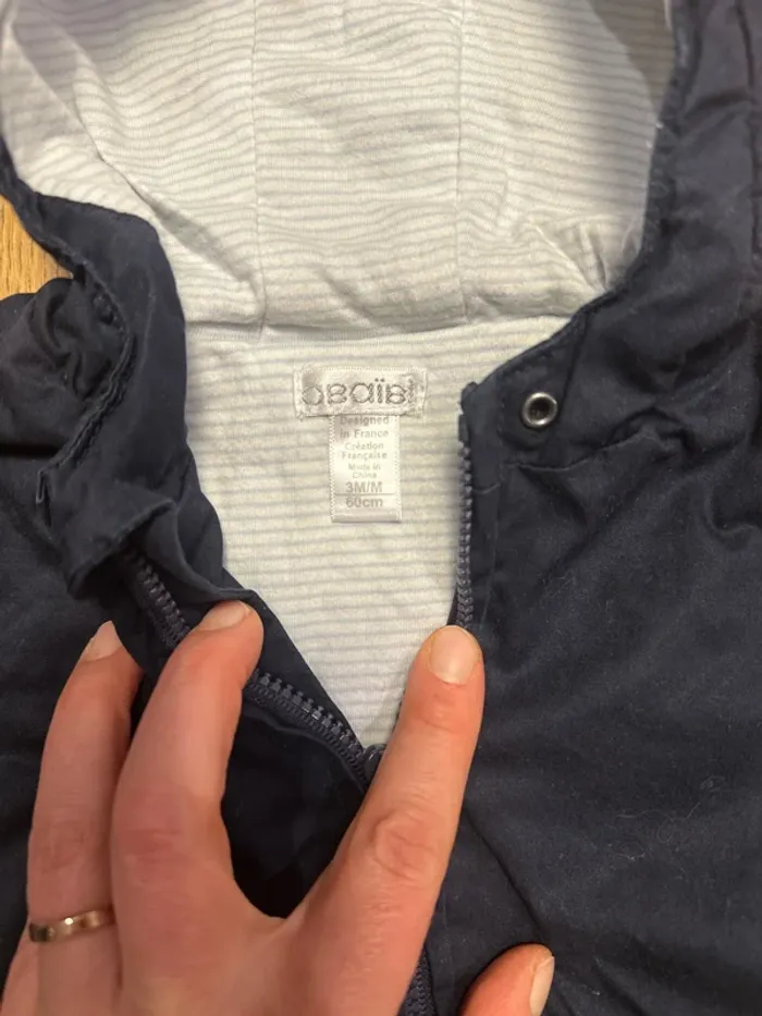 Veste mi-saison obaibi 3mois - photo numéro 2