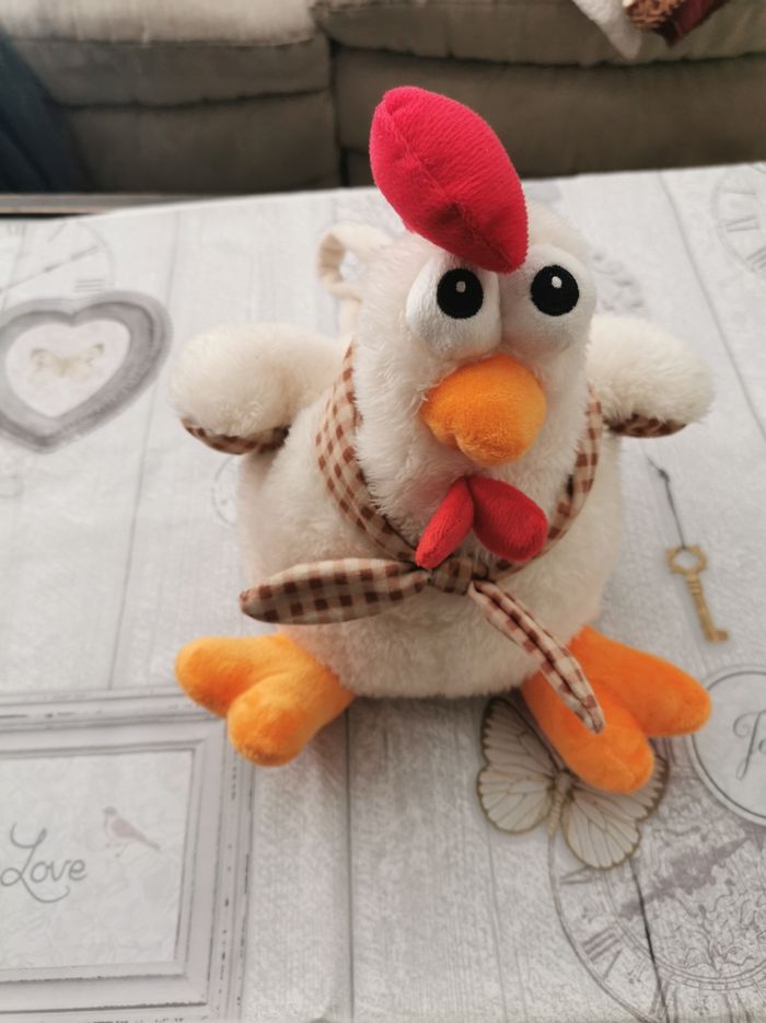 Peluche poule