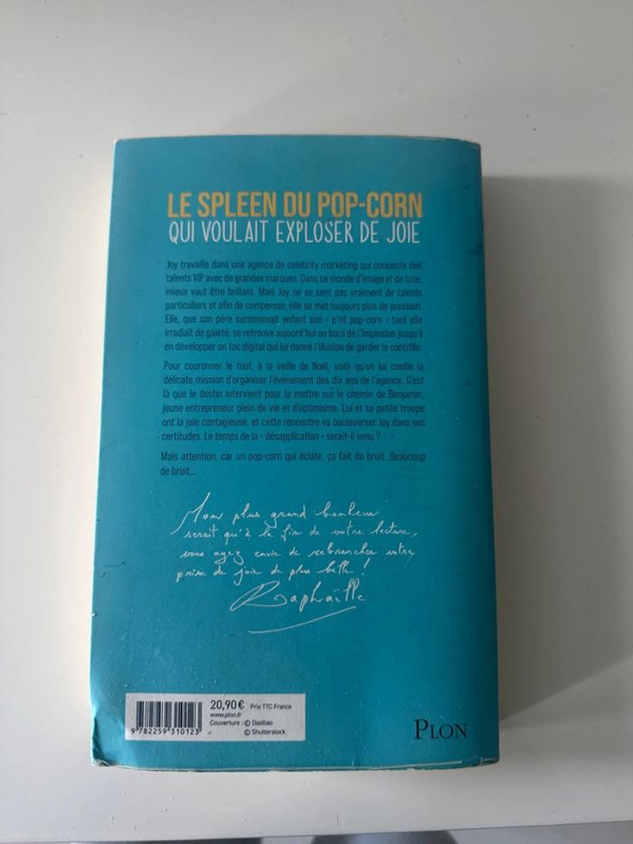 Raphaëlle giordano le spleen du pop corn qui voulait exploser de joie livre - photo numéro 2