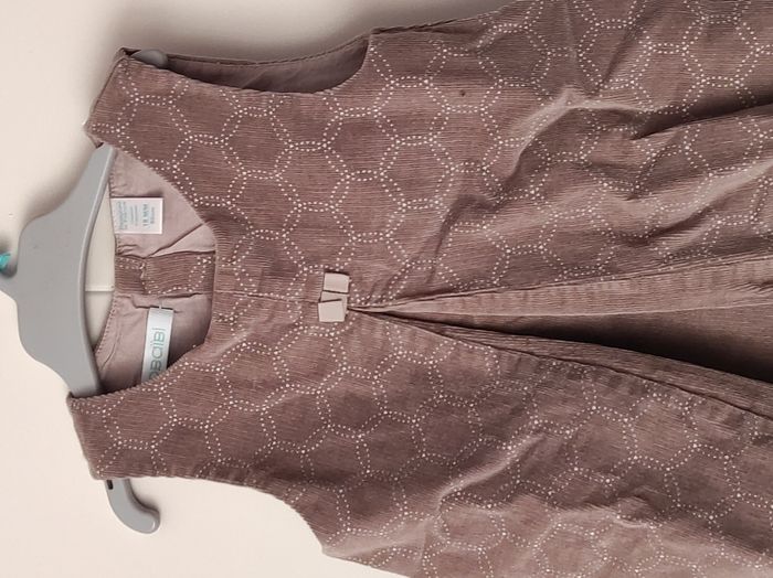 Robe sans manches bébé fille 18 mois – velours - photo numéro 3