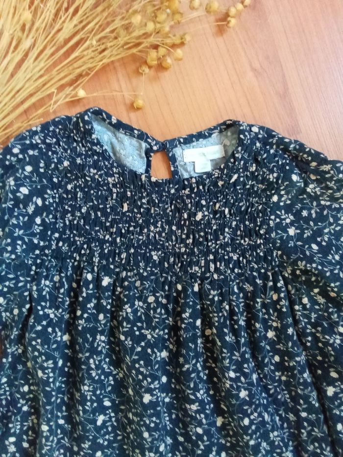 Jolie robe tons bleus Vertbaudet taille 3 ans - photo numéro 4