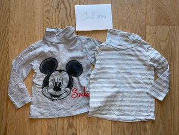 Lot de 2 sous-pulls col roulé – 18 mois
