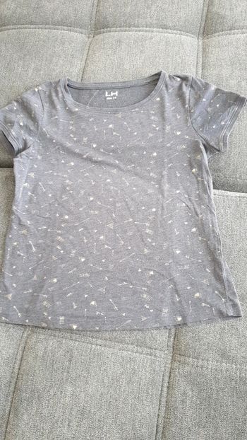 Tee-shirt fille taille 14 ans marque La Halle bleu marine