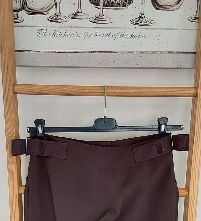 Pantalon marron chic Autre Ton T 36 - photo numéro 4