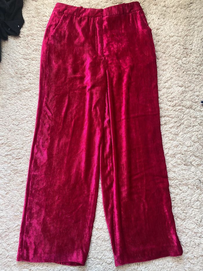 Pantalon velours rose The Kooples