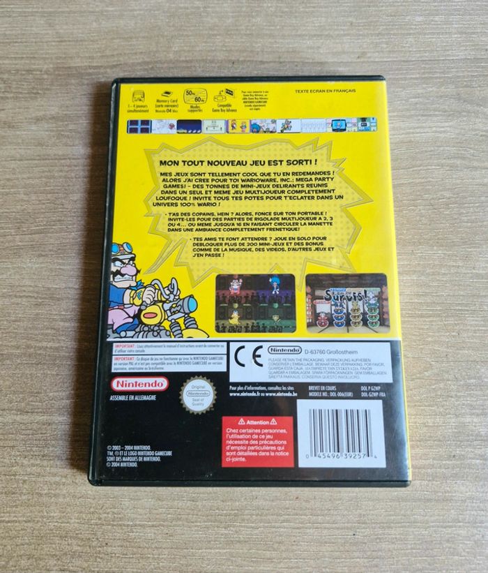 Wario Ware Inc : Mega Party Game$ Nintendo Gamecube - photo numéro 2
