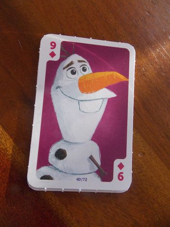 Carte carrefour la reine des neiges II N°40/72 Disney