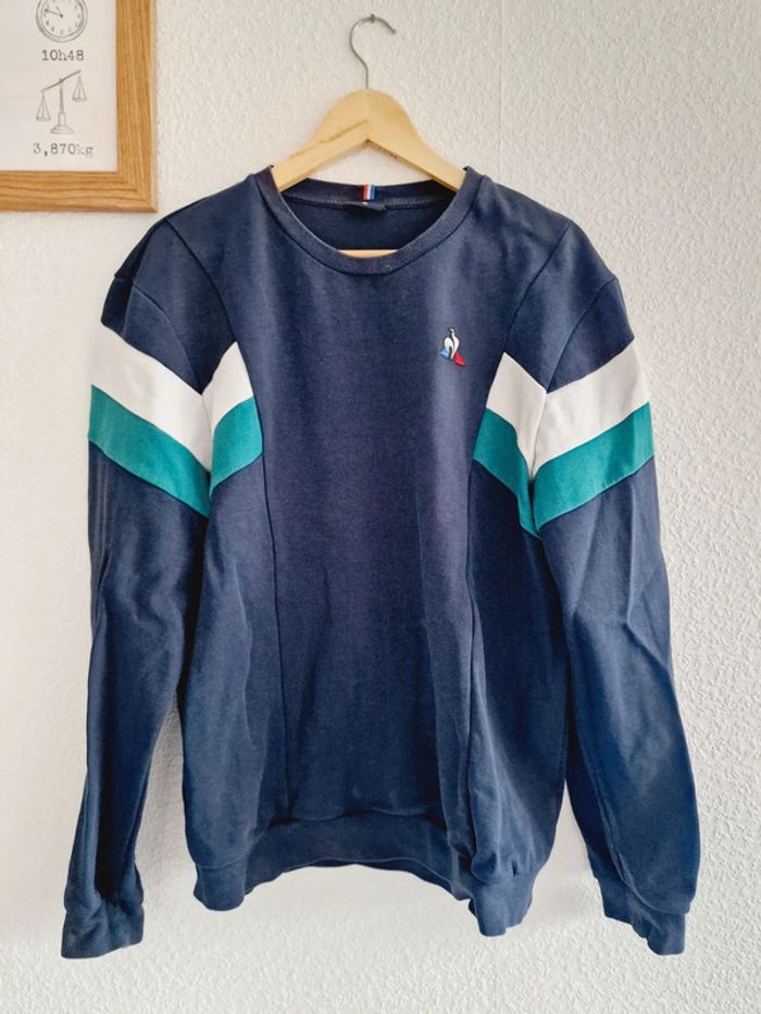 Le Coq Sportif - Sweat / pull manches longues, col rond (XL) - photo numéro 2