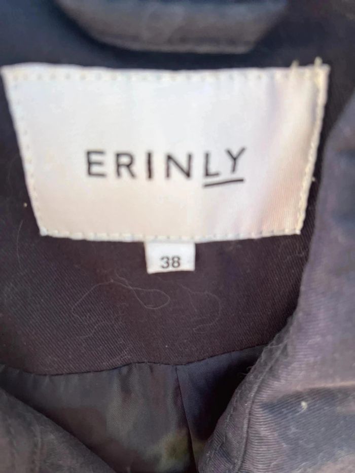 Impair, trench, femme taille 38 ERINLY marine - photo numéro 3