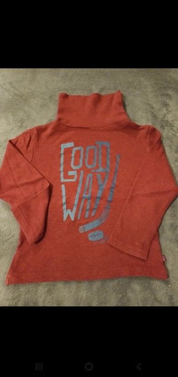 2 pull col roulé 4ans okaidi