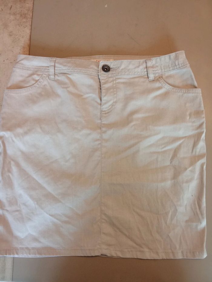 Jupe rose clair paillettes camaïeu taille 38