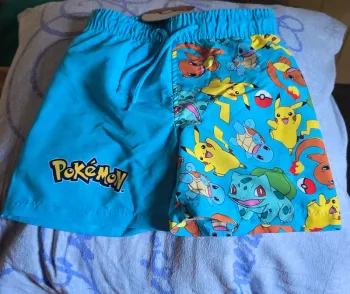 Maillot de bain short pokemon neuf taille 5-6ans