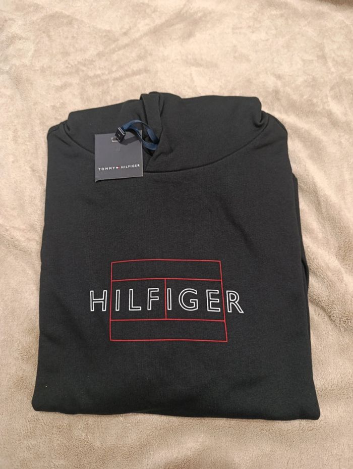 Sweat Tommy Hilfiger homme noir M - photo numéro 2