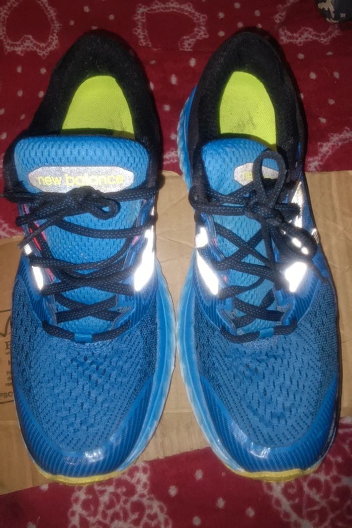 Baskets bleues New Balance fresh foam