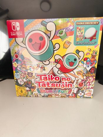 Taiko no tatsujin drum'n'fun avec tambour switch  neuf