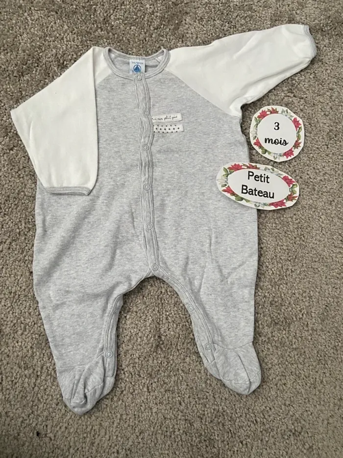 Pyjama petit bateau 3 mois