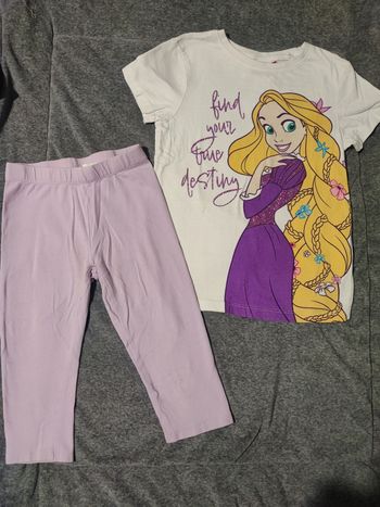 Ensemble raiponce taille 6 ans