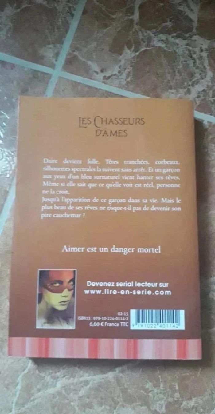 Livre / Les chasseurs d'âmes / Tome 1: destinés / Alyson noël. - photo numéro 2