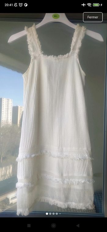 Robe Mango vintage à froufrous taille S