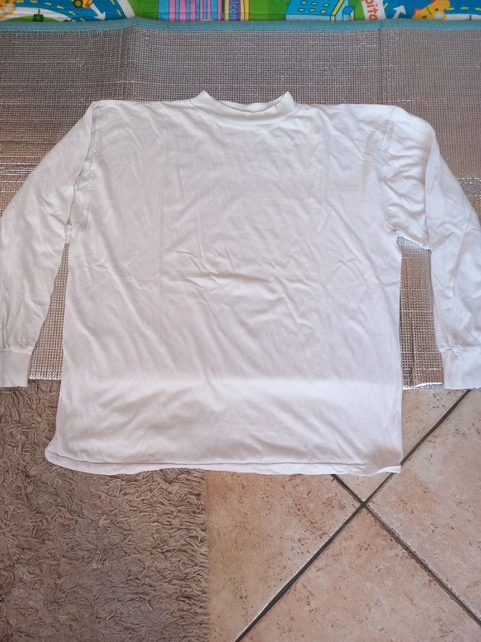 😴pull coton blanc T40
