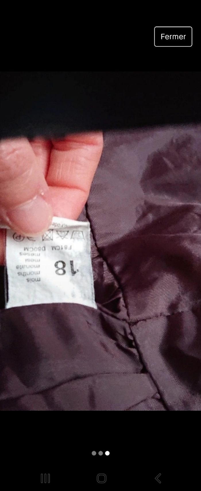 Manteau effet doux 18 mois - photo numéro 2