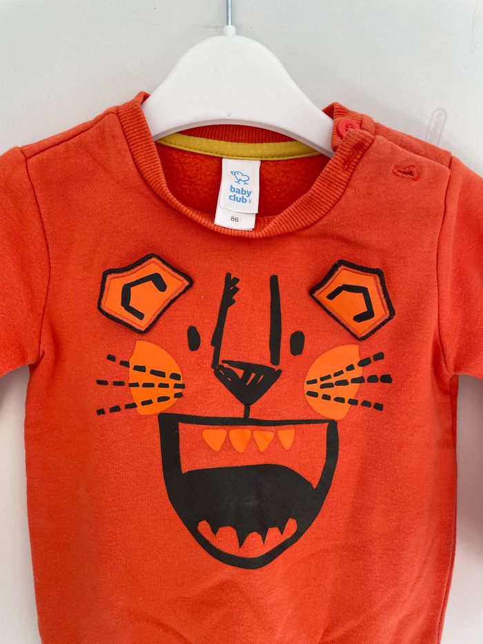 Pull orange 18 mois - photo numéro 3