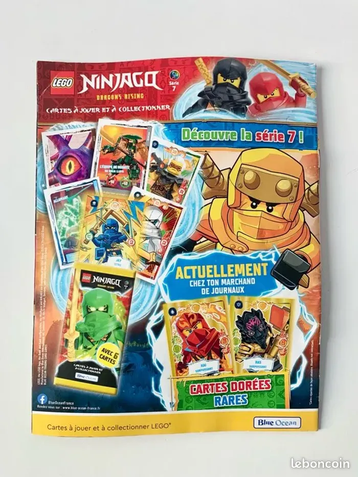 🌀 Magazine LEGO Ninjago + figurine Commandant + carte collector NEUF 🖤⚔️ - photo numéro 2