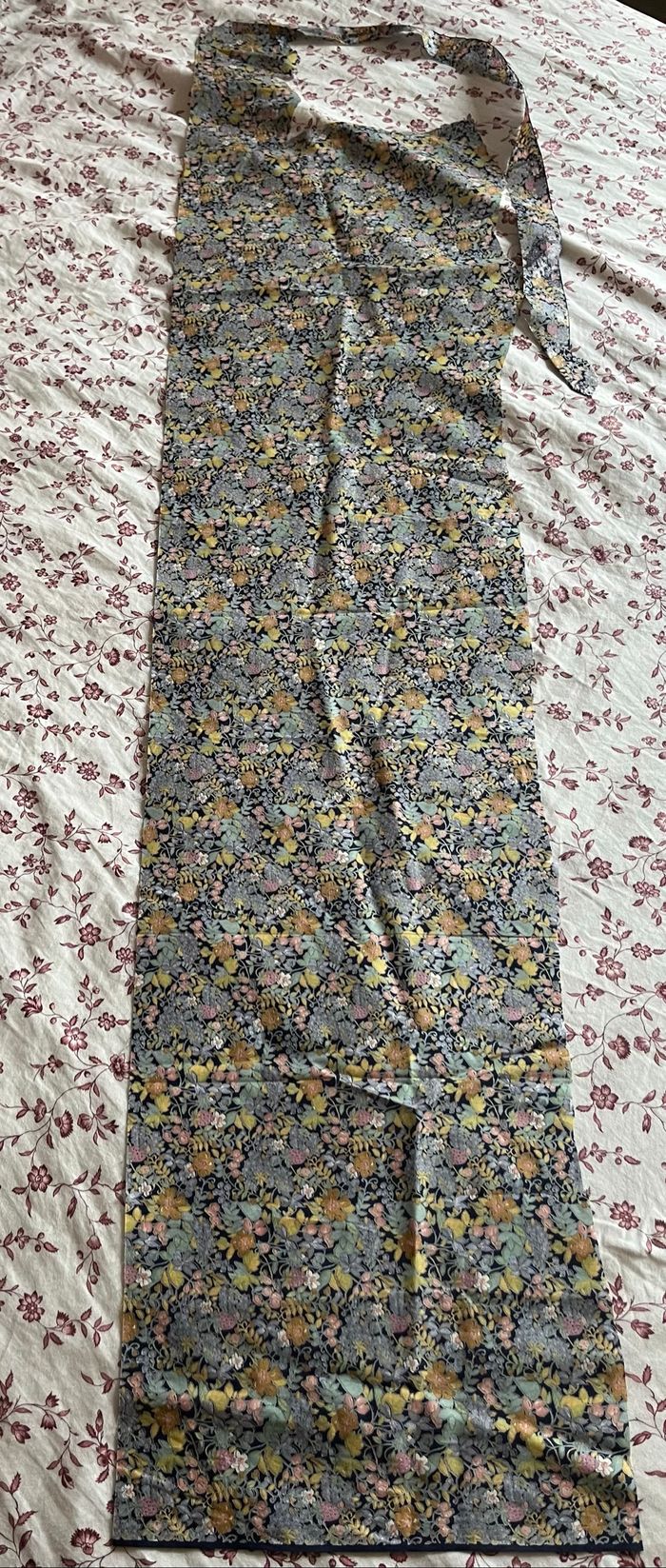 Chute de tissu imprimé à fleurs et fruits - photo numéro 3