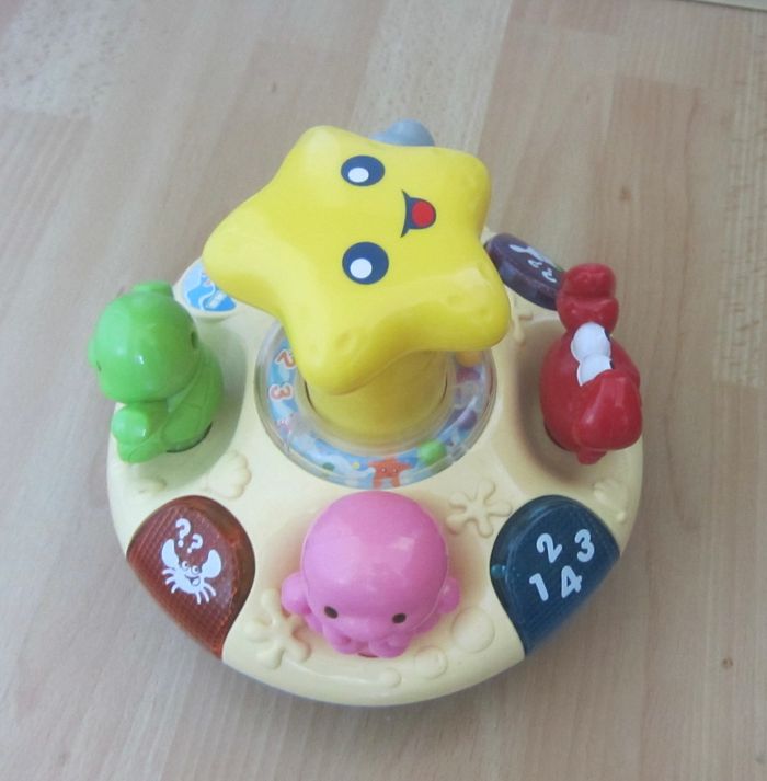 Toupie musicale theme poissons