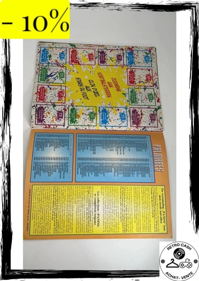 CA364 album Panini foot Football 99 1999 1 afdeling Belgique vide empty - photo numéro 10