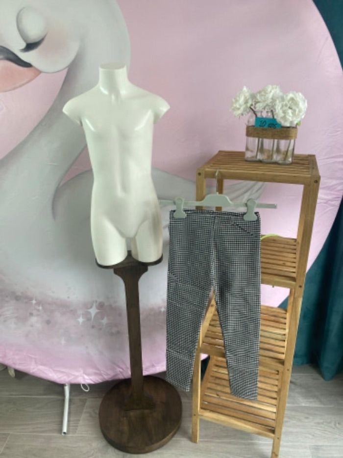 Pantalon jegging à carreaux fille 10 ans