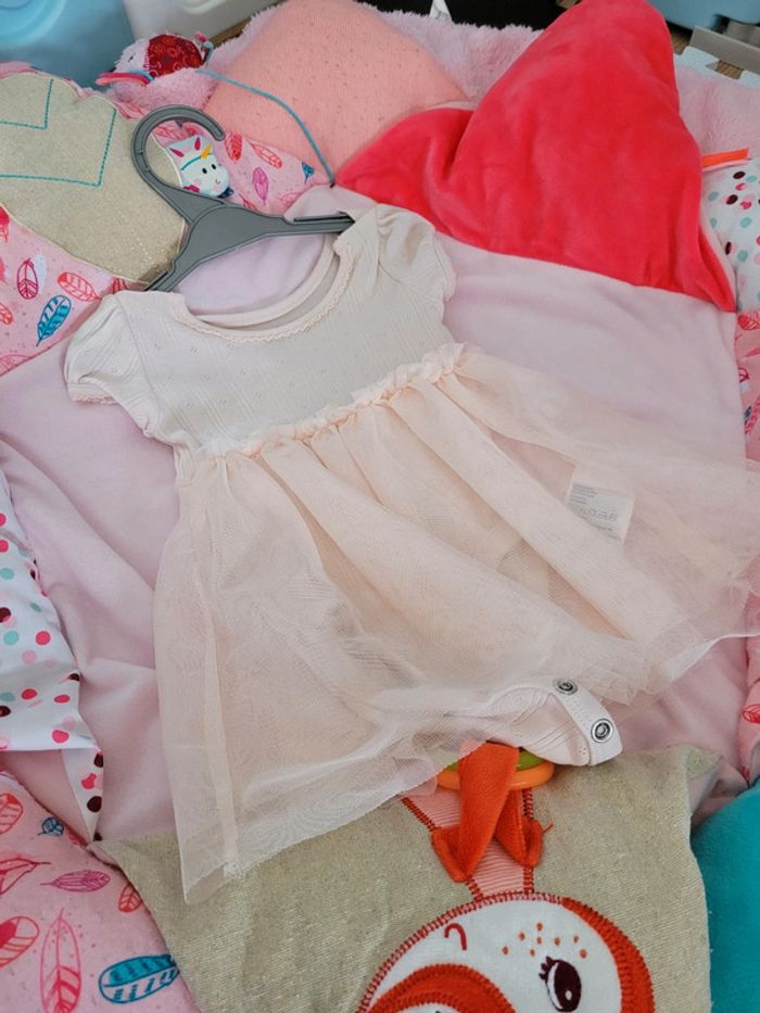 Robe bodie tulle 🌸 1 mois - photo numéro 4