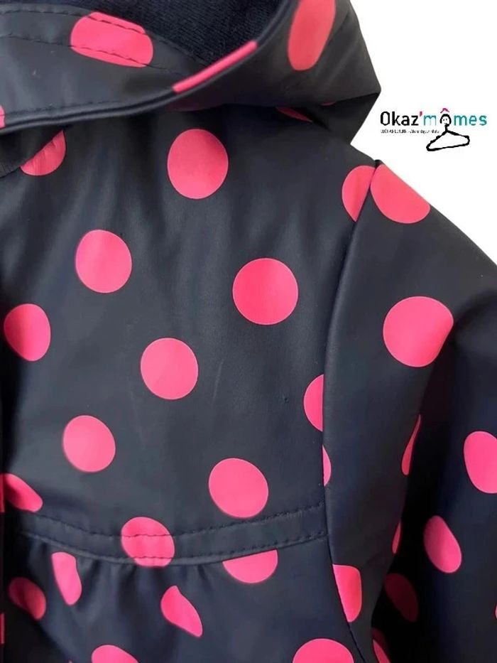Veste imperméable zippée à capuche - Grain de blé 18 mois (80cm) - photo numéro 4