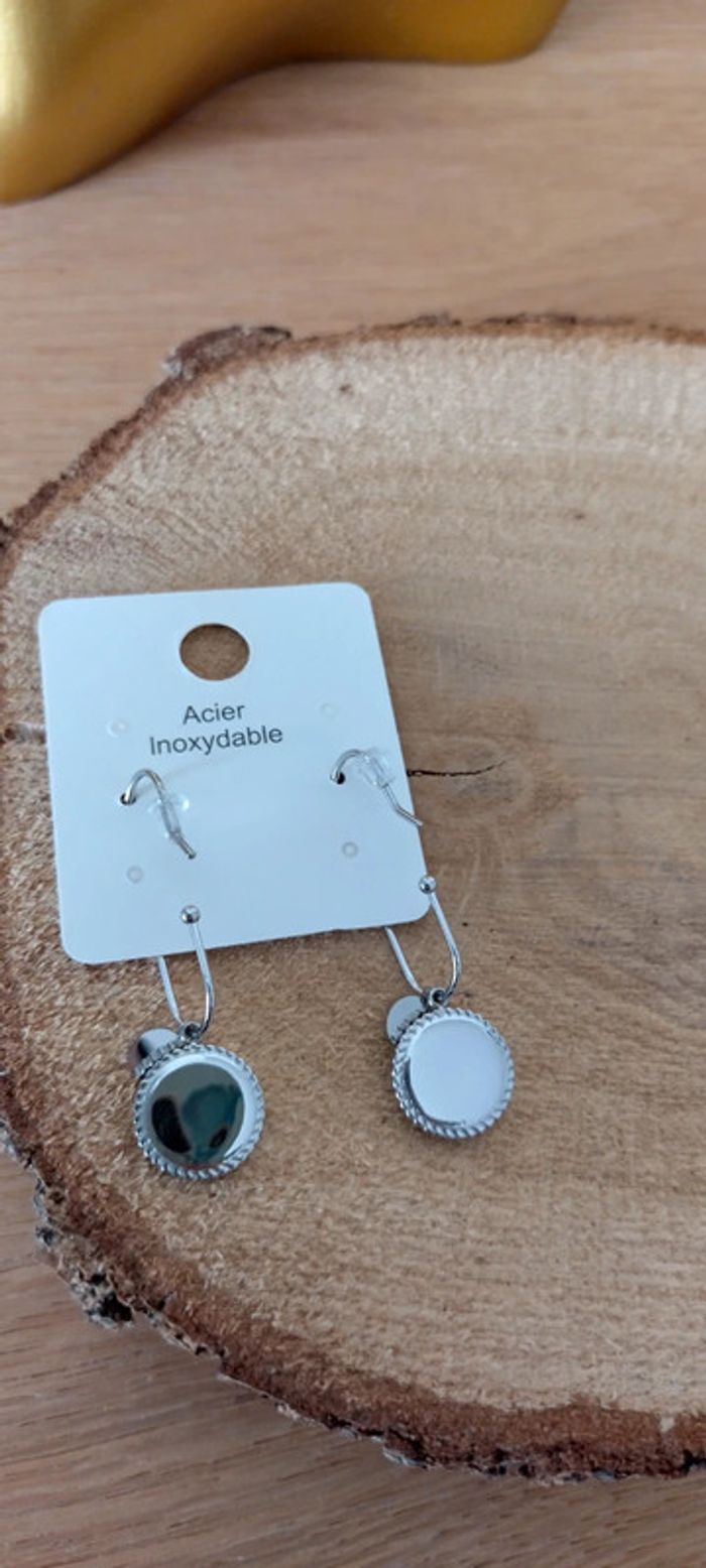 Boucles d'oreilles Bohm créoles - photo numéro 4