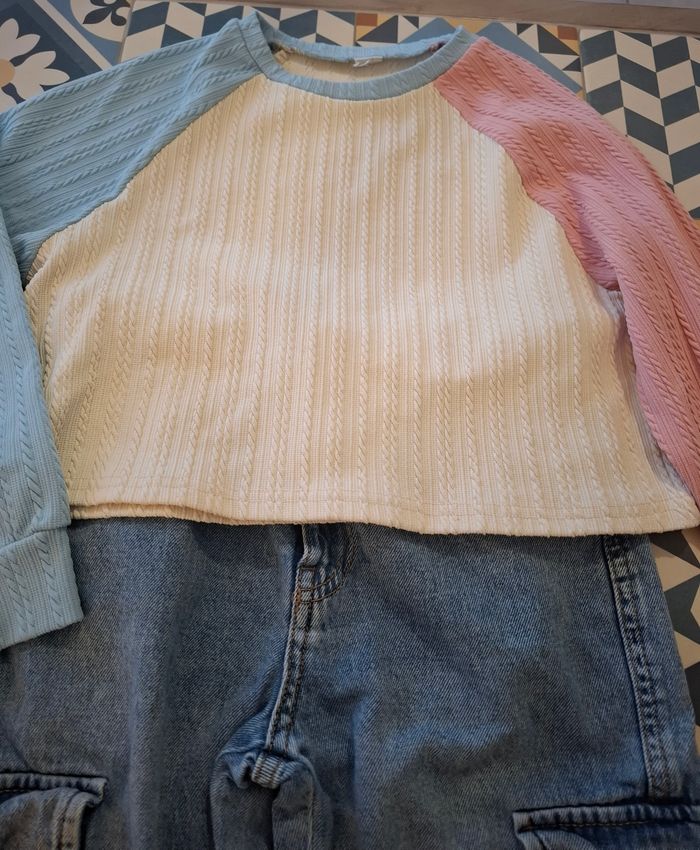 Jean + haut manches longues - photo numéro 2