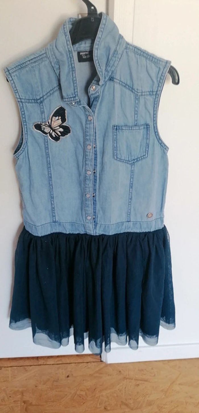 Robe bleue jeans 11 ans