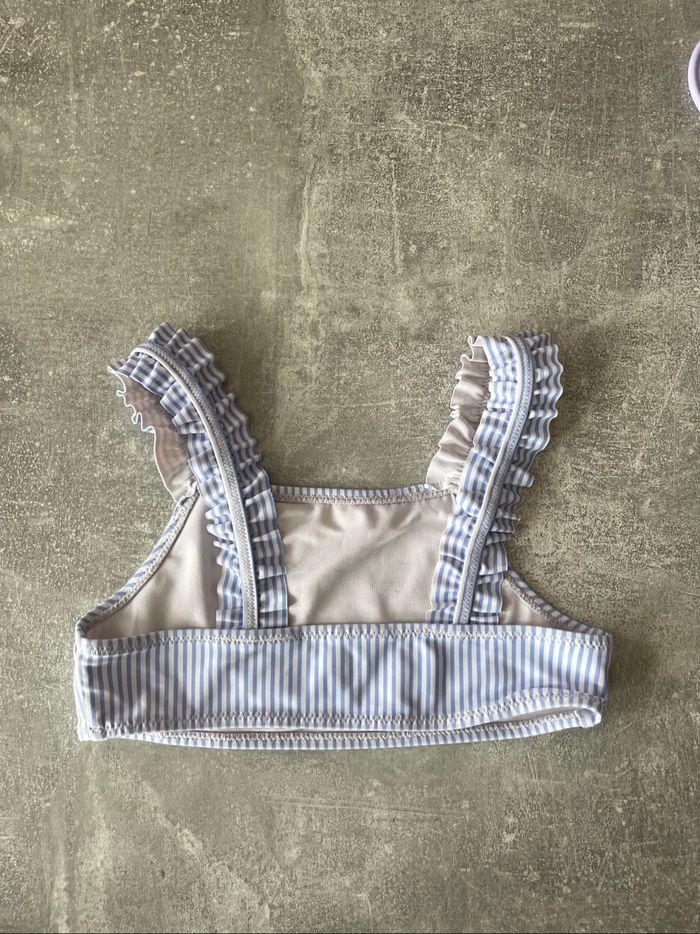 Maillot de bain 2 pièces rayé bleu - Minnie fille 5 ans - photo numéro 6