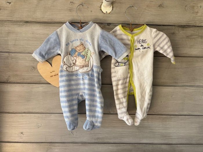 Lot de 2 Pyjamas une pièce