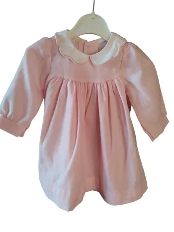 Robe vintage dress vichy prince de Galles rose pink baby girl