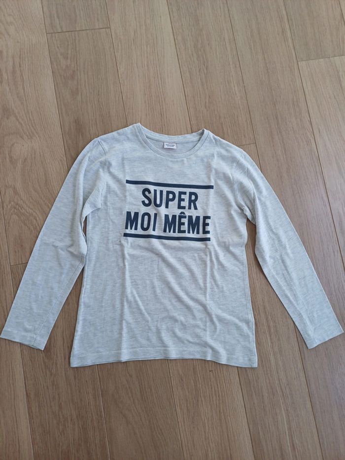 Lot de 9 tee-shirts à ML en 12 ans - photo numéro 8