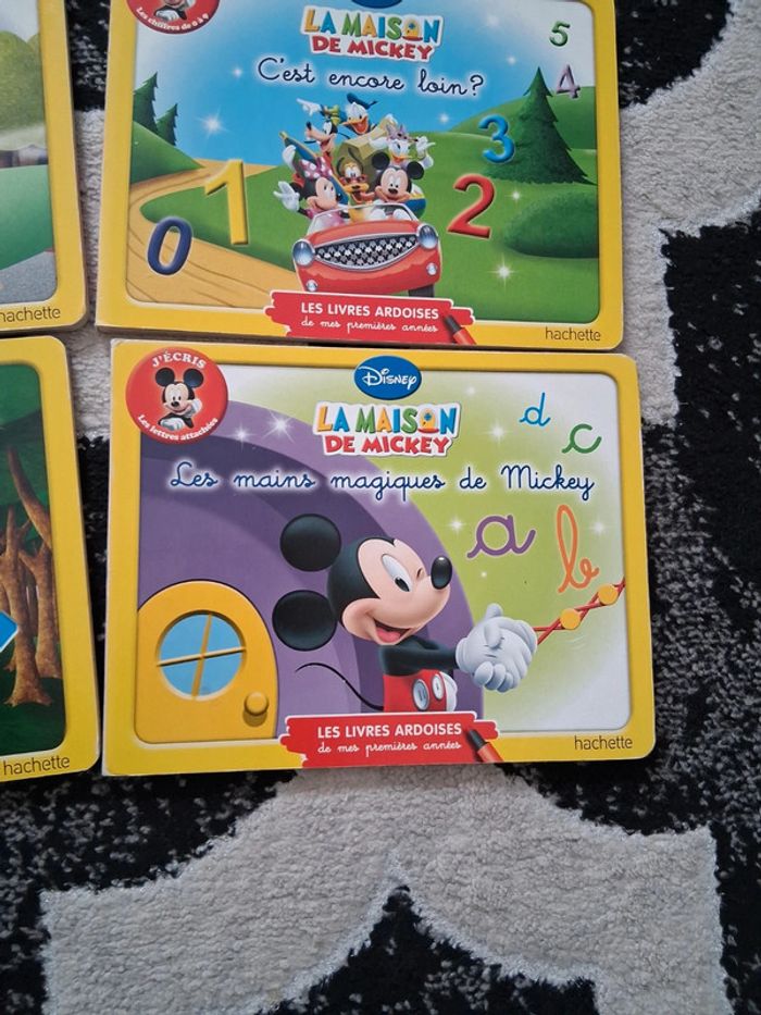 Lot de 6 livres ardoises La Maison de Mickey - photo numéro 7