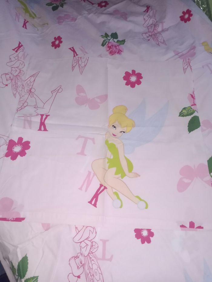 Housse de couette 1 personne + taie d'oreiller
Fée clochette - photo numéro 2