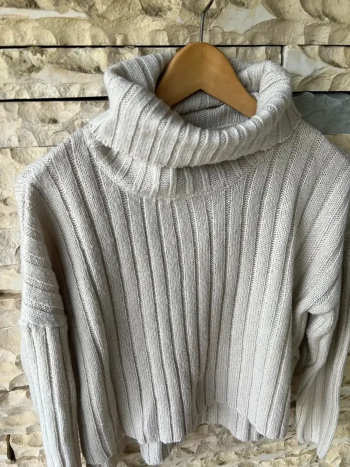Pull col roulé vintage - Taille XS - Chic & Intemporel